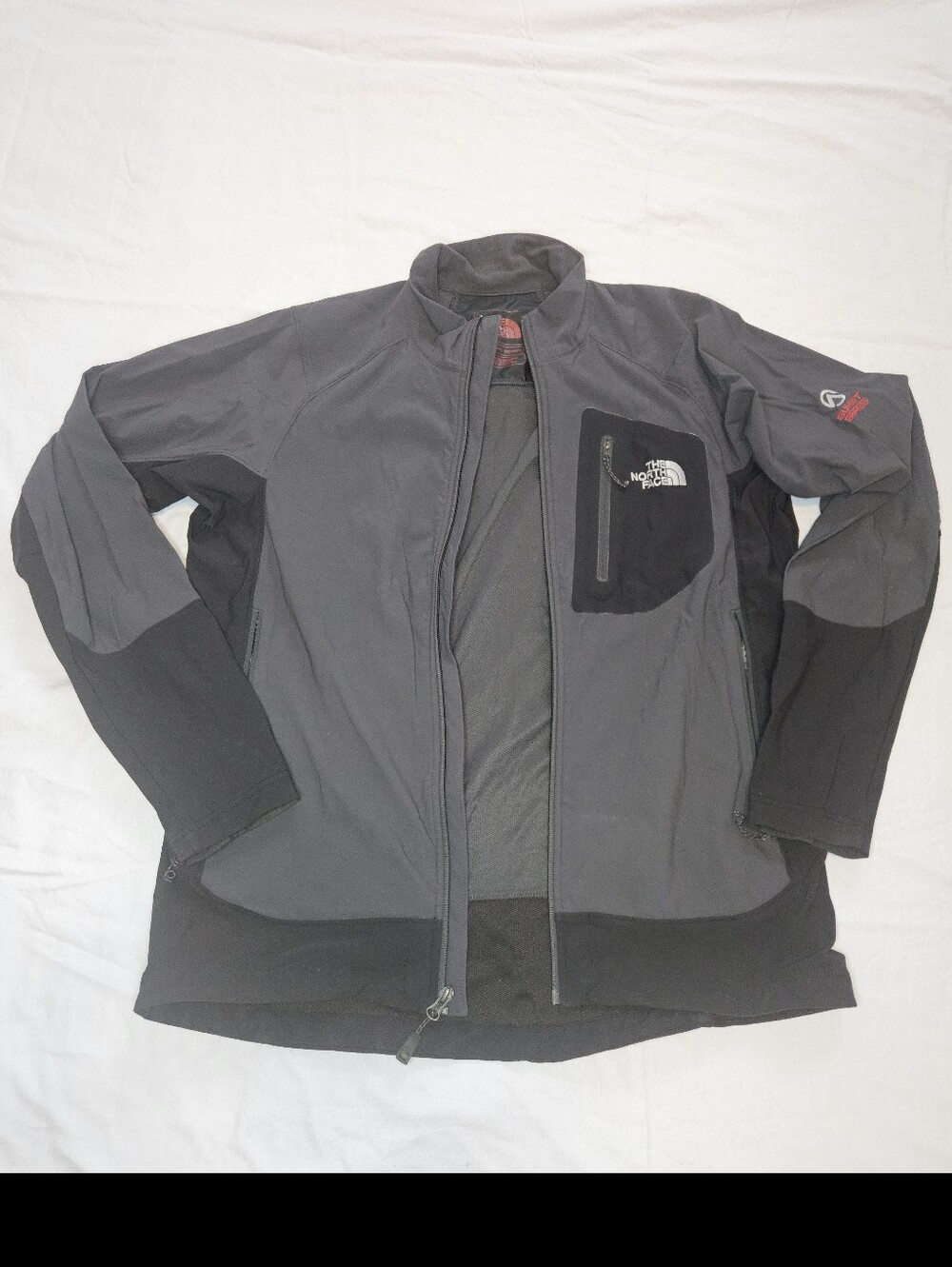 The North Face Summit Series Men's Dark Gray/Black Softshell Performance Jacket